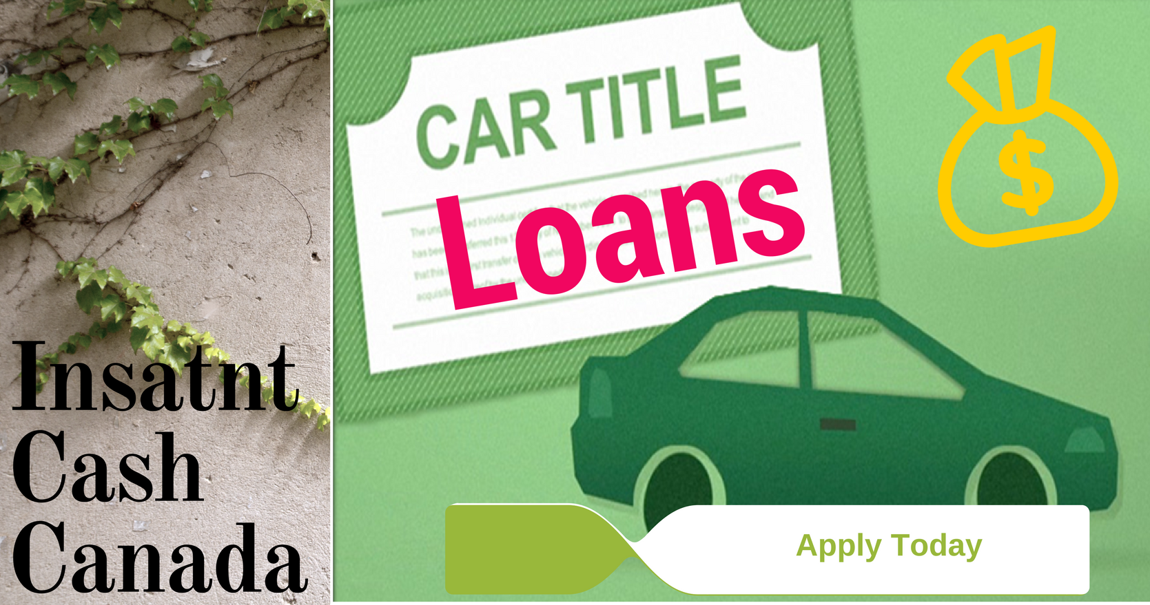 Secure Car Title Loans From Instant Cash Canada!